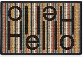 Hello Multicolor Doormat