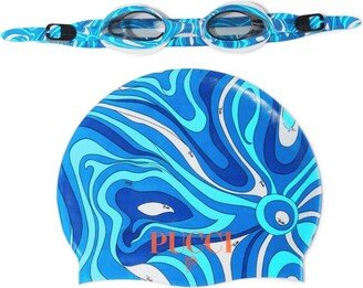 Marmo-print swimming set