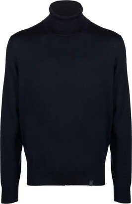 Blue Virgin Wool Jumper