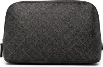 Monogram-Pattern Makeup Bag-AB