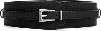 Wide Leather Belt-AA