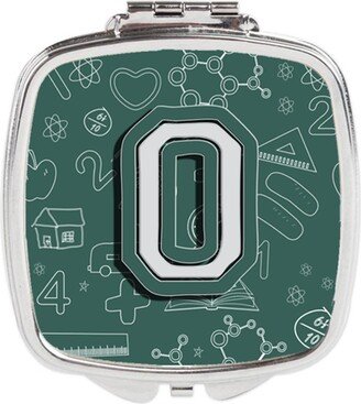 CJ2010-OSCM Letter O Back to School Initial Compact Mirror