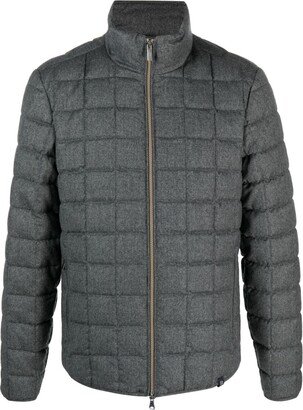 Boggi Milano Zip-Up Waffle-Effect Bomber Jacket