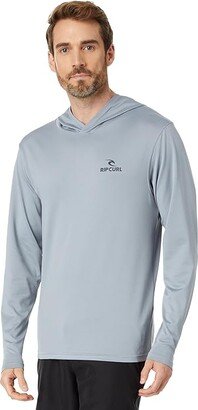 Stack Hooded Long Sleeve UV Tee (Tradewinds) Men's Swimwear