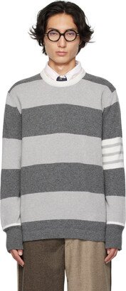 Gray 4-Bar Sweater-AB