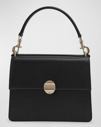 Penelope Calfskin Top-Handle Bag