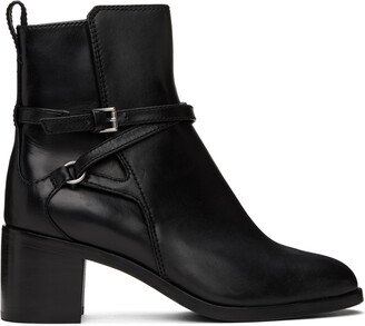 Black Hazel Buckle Boots