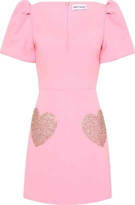 Rochelle bead-embellished minidress