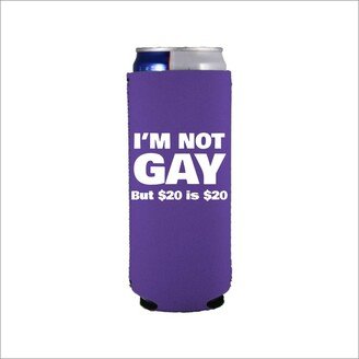 I'm Not Gay Neoprene Slim 12 Oz. Can Coolie