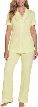 2Pc Bella Top & Pant Pajama Set-AA