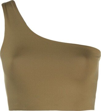 One Shoulder Sports Bra-AA