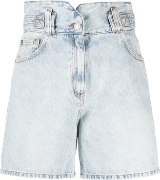 Pipan light-wash denim shorts