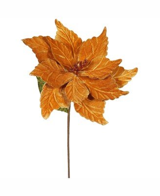 22 Copper Poinsettia Artificial Christmas Flower