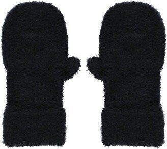 Logo Patch Finger-Covered Gloves