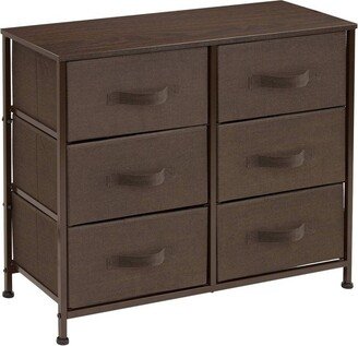 Drawer Fabric Dresser for Bedroom Home Brown