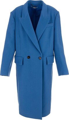 Double Breasted Long Sleeved Coat-AB