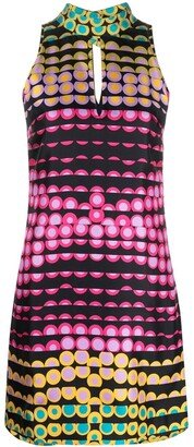 Graphic-Print Sleeveless Shift Dress