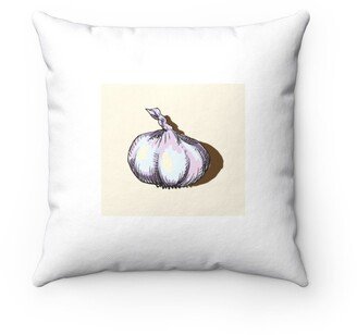 Garlic Pillow - Throw Custom Cover Gift Idea Room Decor