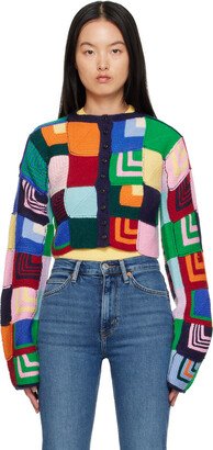 Multicolor Patchwork Cardigan-AA