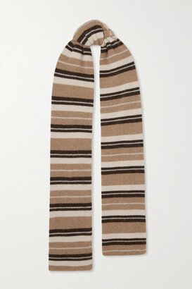 Shadow Striped Cashmere Scarf - Neutrals