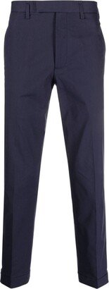 Slim-Cut Ankle-Zips Trousers