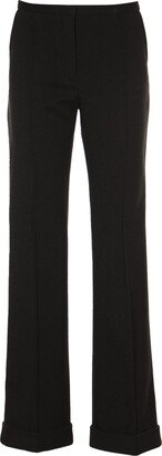 Turn-up Hem Tailored Trousers-AB