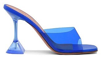 Lupita Glass Mule in Blue