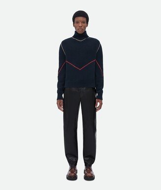 Wool Cashmere Overlock Jumper-AB