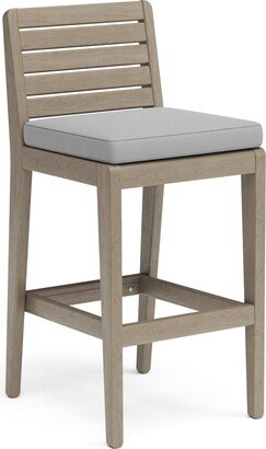 Homestyles Sustain Brown Wood Outdoor Barstool - 18