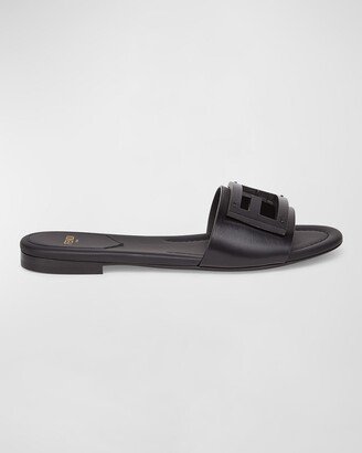 FF Tube Medallion Flat Sandals