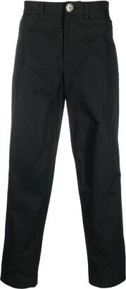 Straight-Leg Wool-Blend Trousers