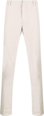 Cotton Straight-Leg Trousers-AI