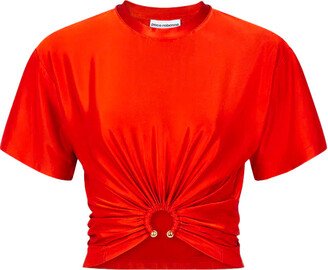 Rabanne Jersey Crop Top