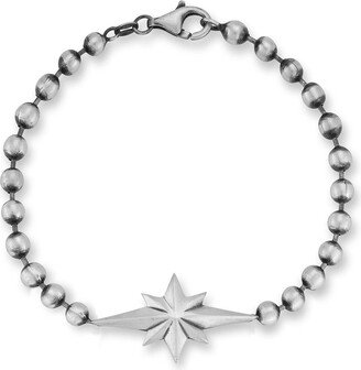 Yield of Men Men's Sterling Silver Oxidized Star Bracelet