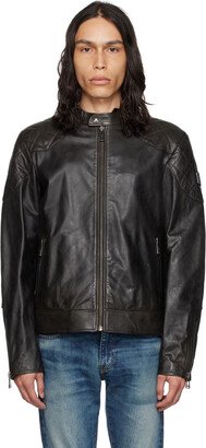 Black Outlaw Leather Jacket