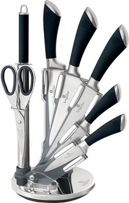 Berlinger Haus 8-Piece Knife Set with Acrylic Stand Black Collection