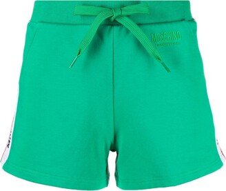 Logo-Embossed Cotton Shorts