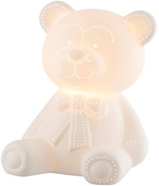 Belleek Pottery Teddy Bear Luminaire