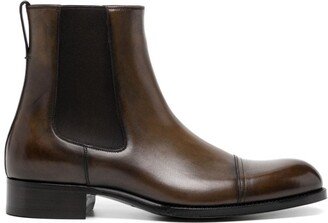 leather Chelsea boots-DM