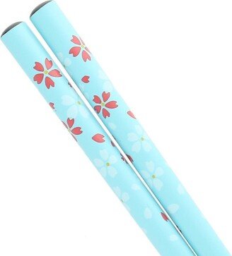 Light Blue Sakura Chopsticks 50 Pack