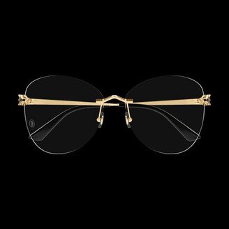 Rimless Butterfly Glasses