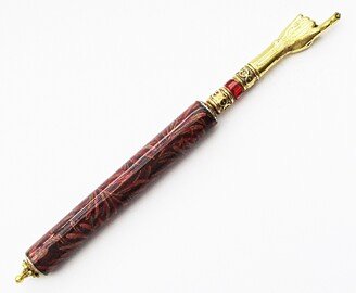 Yad Torah Pointer - For Left Or Right-Handed Reader Red Fronds