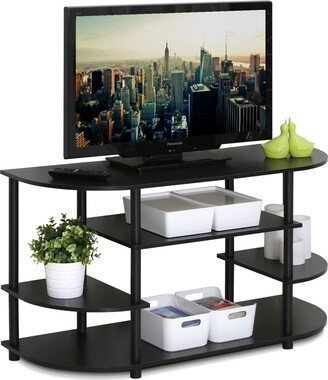 Porch & Den Manchester Brown MDF Corner TV Stand