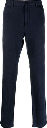 Zaine slim-cut chambray trousers