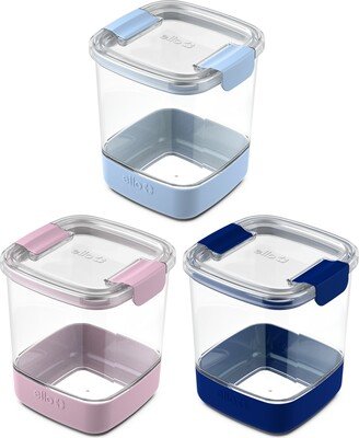 Ello Plastic Canister Set, 6 Piece