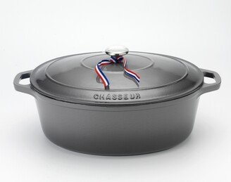 French Enameled Cast Iron 4.2 Qt. Oval Dutch Oven