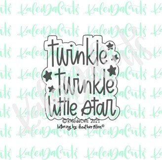 Twinkle Little Star Hand-Lettering Cookie Cutter