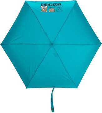 Logo-Print Compact Umbrella-AL