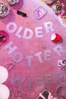 xo, Fetti Older Wiser Hotter Party Banner