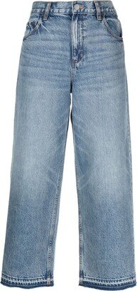 Mid-Rise Wide-Leg Jeans-AU